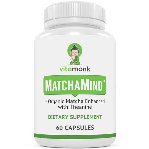 VitaMonk MatchaMind - Matcha Enhanced with Theanine & Theobromine