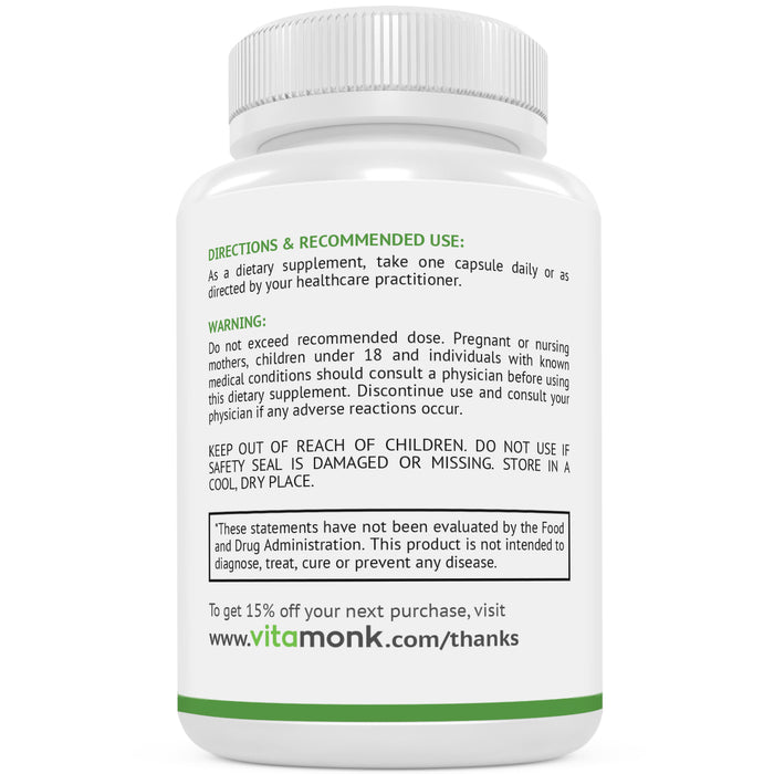 Pterostilbene 150mg Capsules - Supplement To Promote Longevity & Healthy Aging