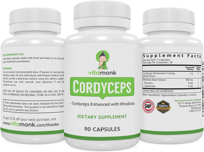 Cordyceps - Cordyceps Enhanced with Rhodiola