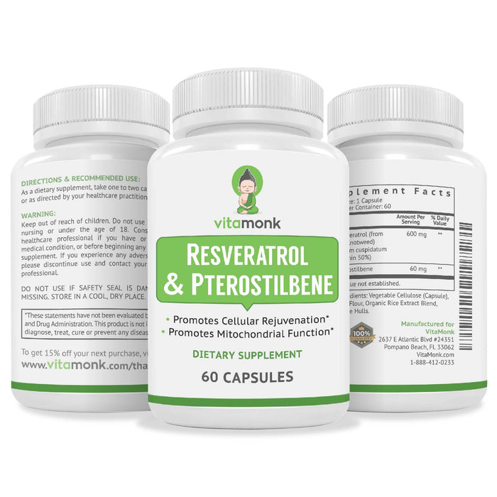 Resveratrol with Pterostilbene