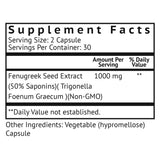 FenuTrax™ - Potent Fenugreek Extract Standardized To At Least 50% Fenuside