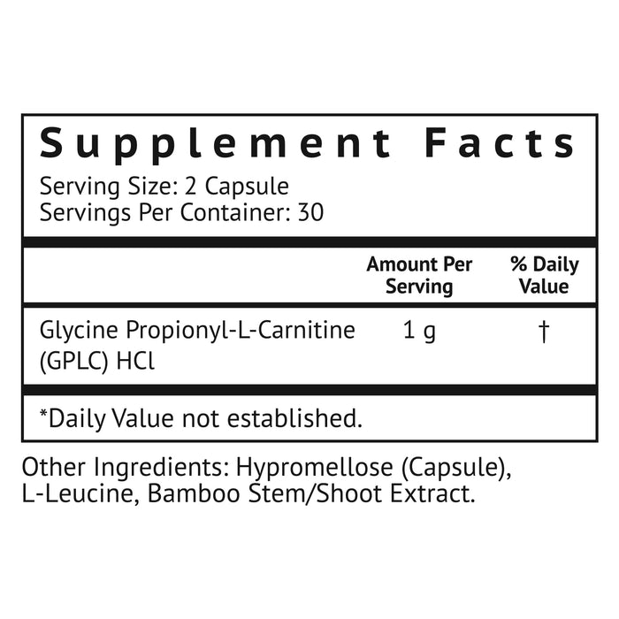 GlycoTrax™ - Premium GPLC Supplement - Glycine Propionyl L-Carnitine Capsules