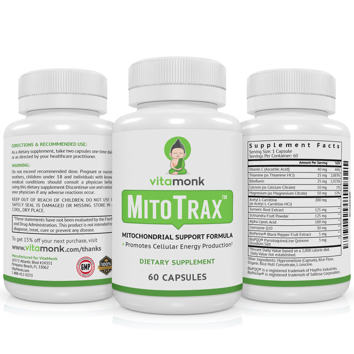MitoTrax™ -  Bio-Enhanced Mitochondria Support Supplement