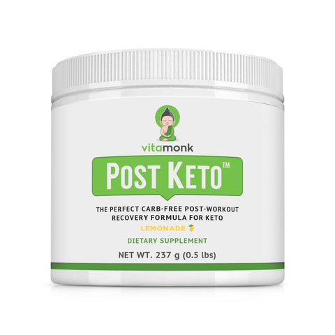 Keto Post Workout Recovery Drink By VitaMonk™ - After Workout Recovery Drink Optimal No-Carb Keto Post Workout for Men And Women - Faster Recovery -No Additives or Sugar - Non-GMO