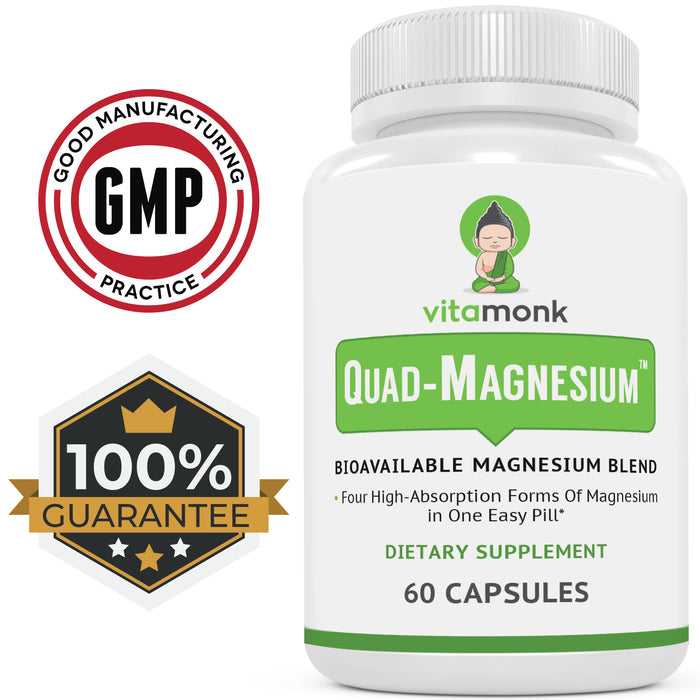 Quad-Magnesium™ - All-In-One Magnesium Supplement for Sleep, Energy, Mood, and Health