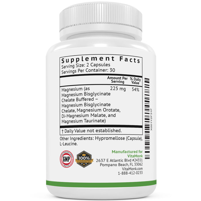 Quad-Magnesium™ - All-In-One Magnesium Supplement for Sleep, Energy, Mood, and Health