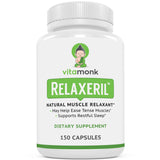 RELAXERIL™ - All-Natural Muscle Relaxer - Long-Lasting Leg Cramp, Soreness, Back Spasm, and Tension Relief