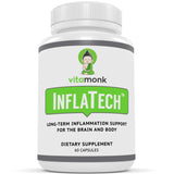 InflaTech™ Whole Body Anti Inflammation Supplement - with Meriva Curcumin Phytosome SF - Inflammation Reducer with 29x Potency of Turmeric - Inflammation Relief Supplement - 60 Capsules