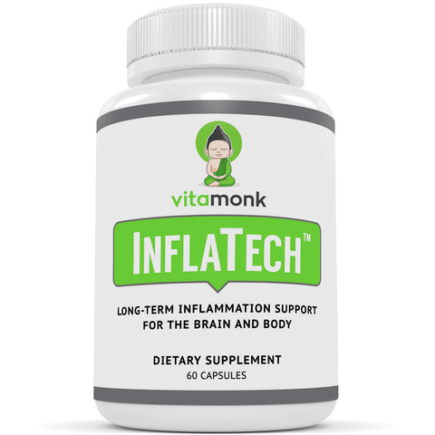 InflaTech™ Whole Body Anti Inflammation Supplement - with Meriva Curcumin Phytosome SF - Inflammation Reducer with 29x Potency of Turmeric - Inflammation Relief Supplement - 60 Capsules